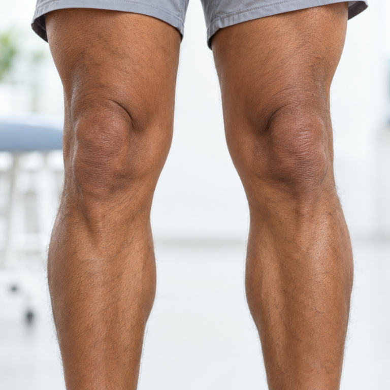 Rejuvenecimiento de rodillas en Las Palmas en modelo masculino