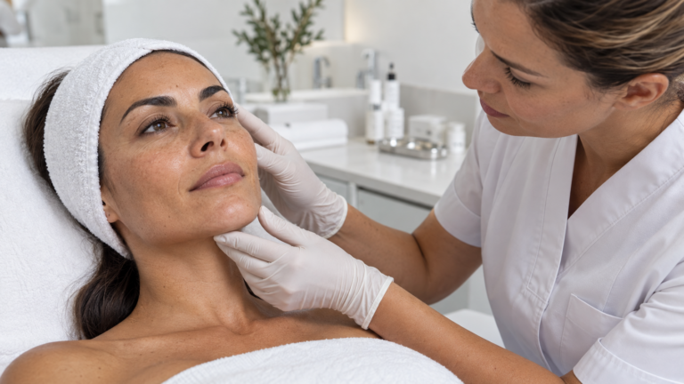 Limpieza facial profunda en Las Palmas en clínica estética blanca