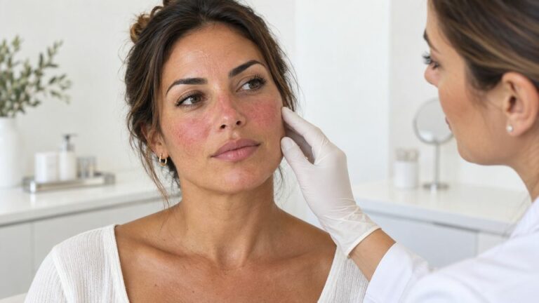 Valoración médica de rosácea y rojez facial en Las Palmas