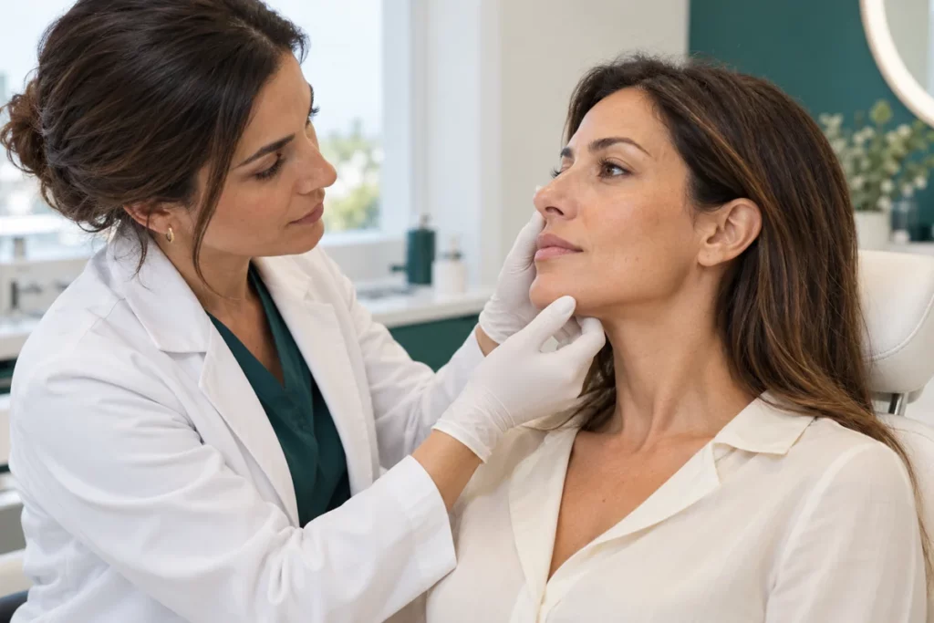 Valoración clínica de armonización facial