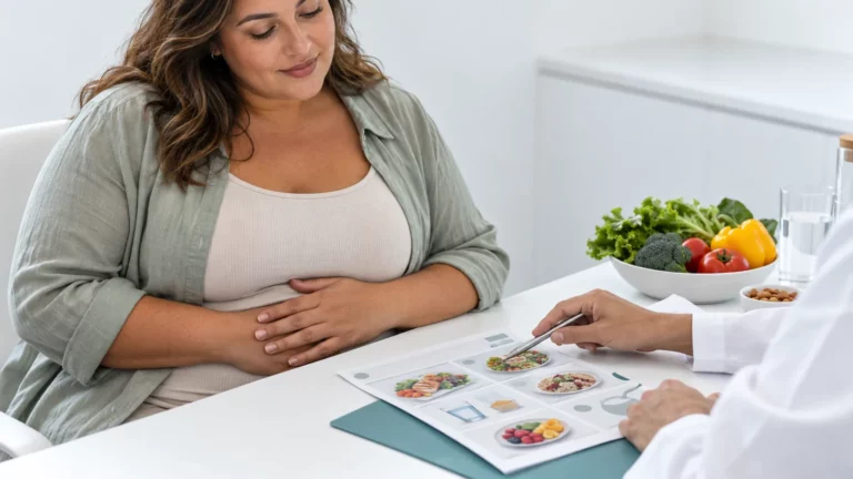 Consulta de acompañamiento médico y nutricional para el control del peso